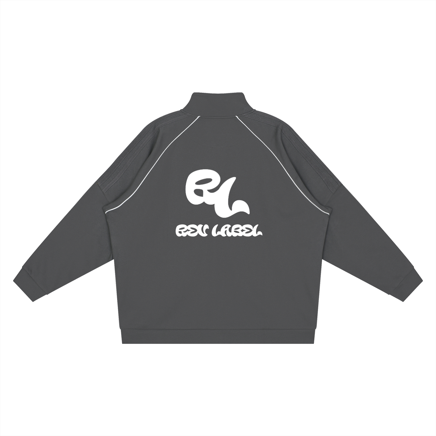 REV Essential Reflective Zip Up Charcoal