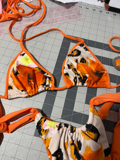 Orange Lucia Swim (LIMITED)