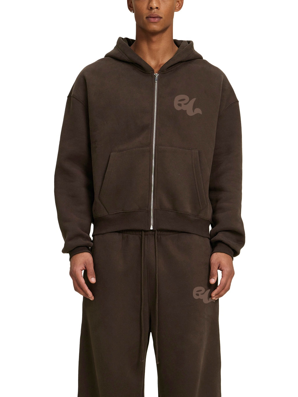 REV Essential Full Length Zip-Up Brown