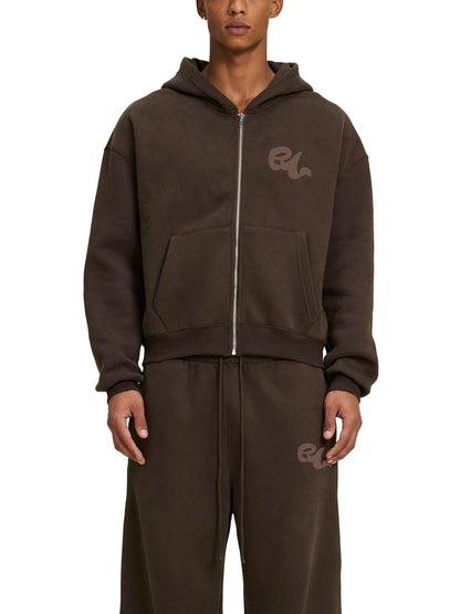 REV Essential Full Length Zip-Up Brown